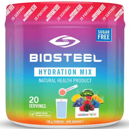 Rainbow Twist 140g | Biosteel Hydration Mix Powder // rainbow twist flavour