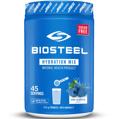 Blue Raspberry 315g | Biosteel Hydration Mix Powder // blue raspberry flavour