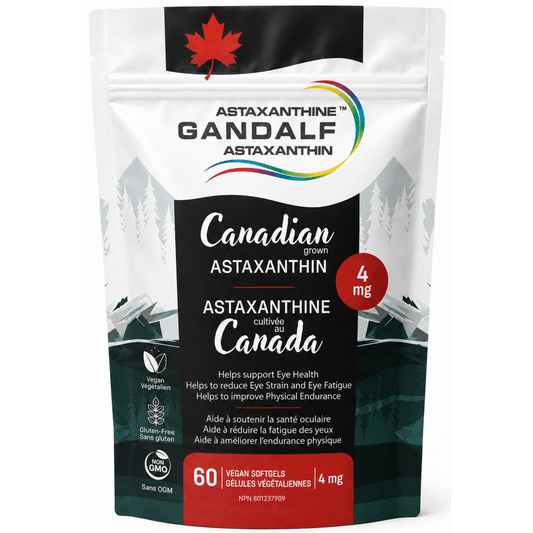60 Softgels | Gandalf Canadian Grown Astaxanthin