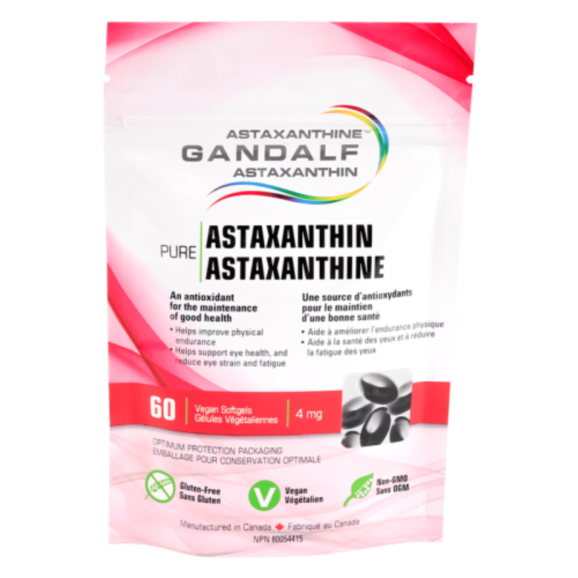 60 Softgels | Gandalf Pure Astaxanthin