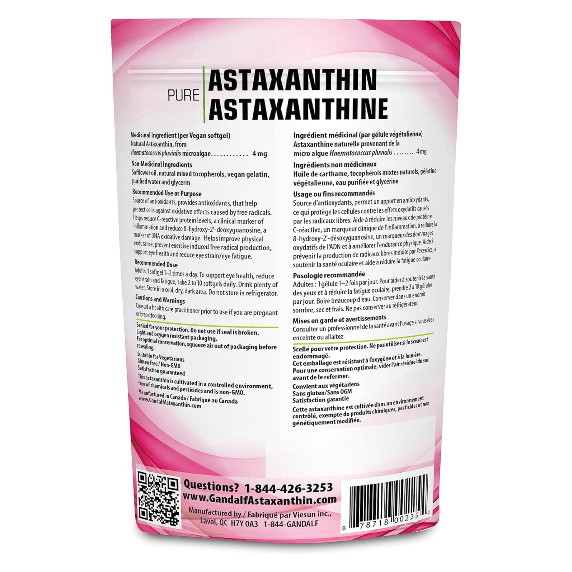 60 Softgels | Gandalf Pure Astaxanthin