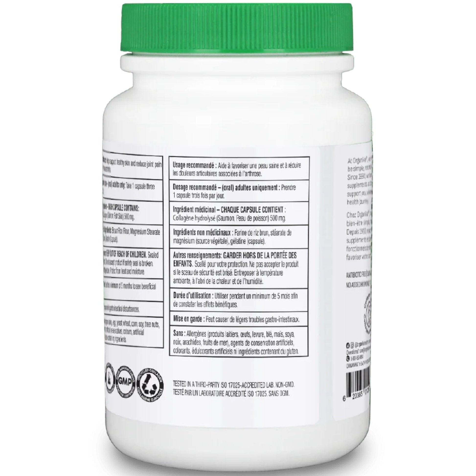 90 Capsules | Organila Marine Collagen 1500 mg