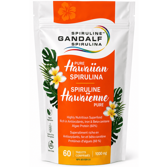 60 Tablets | Gandalf Pure Hawaiian Spirulina