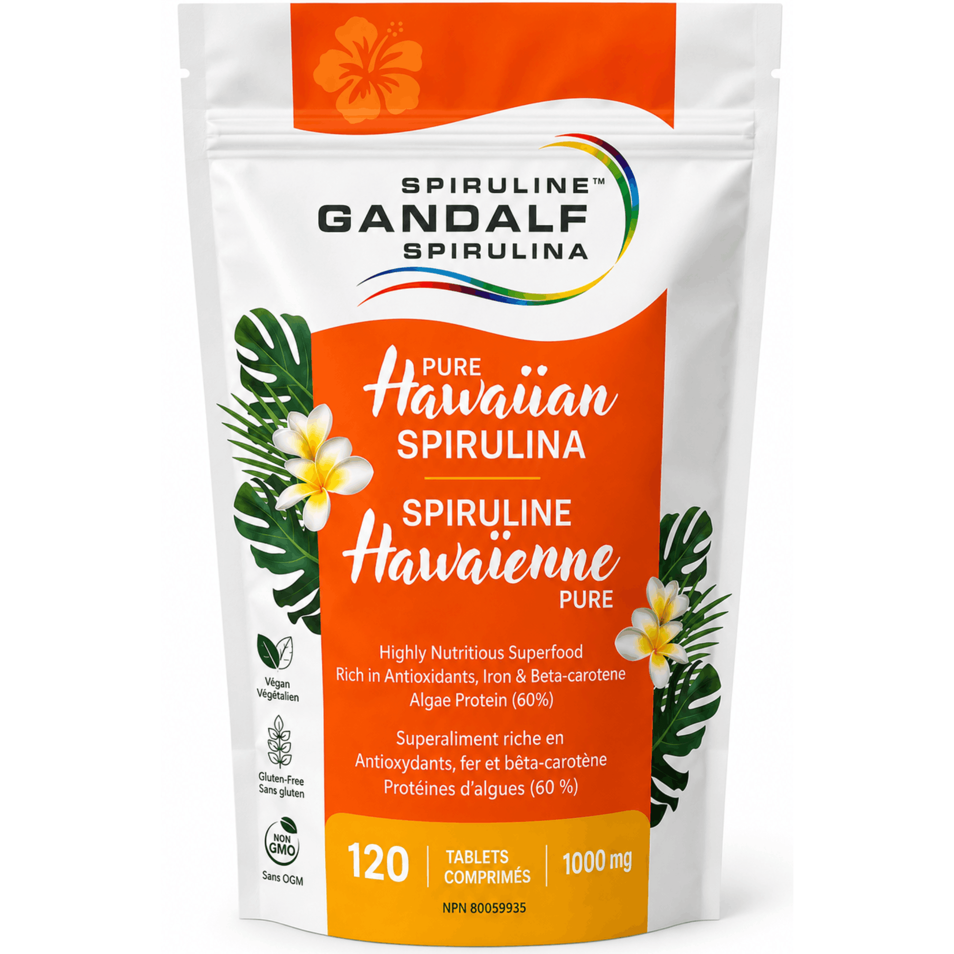 120 Tablets | Gandalf Pure Hawaiian Spirulina