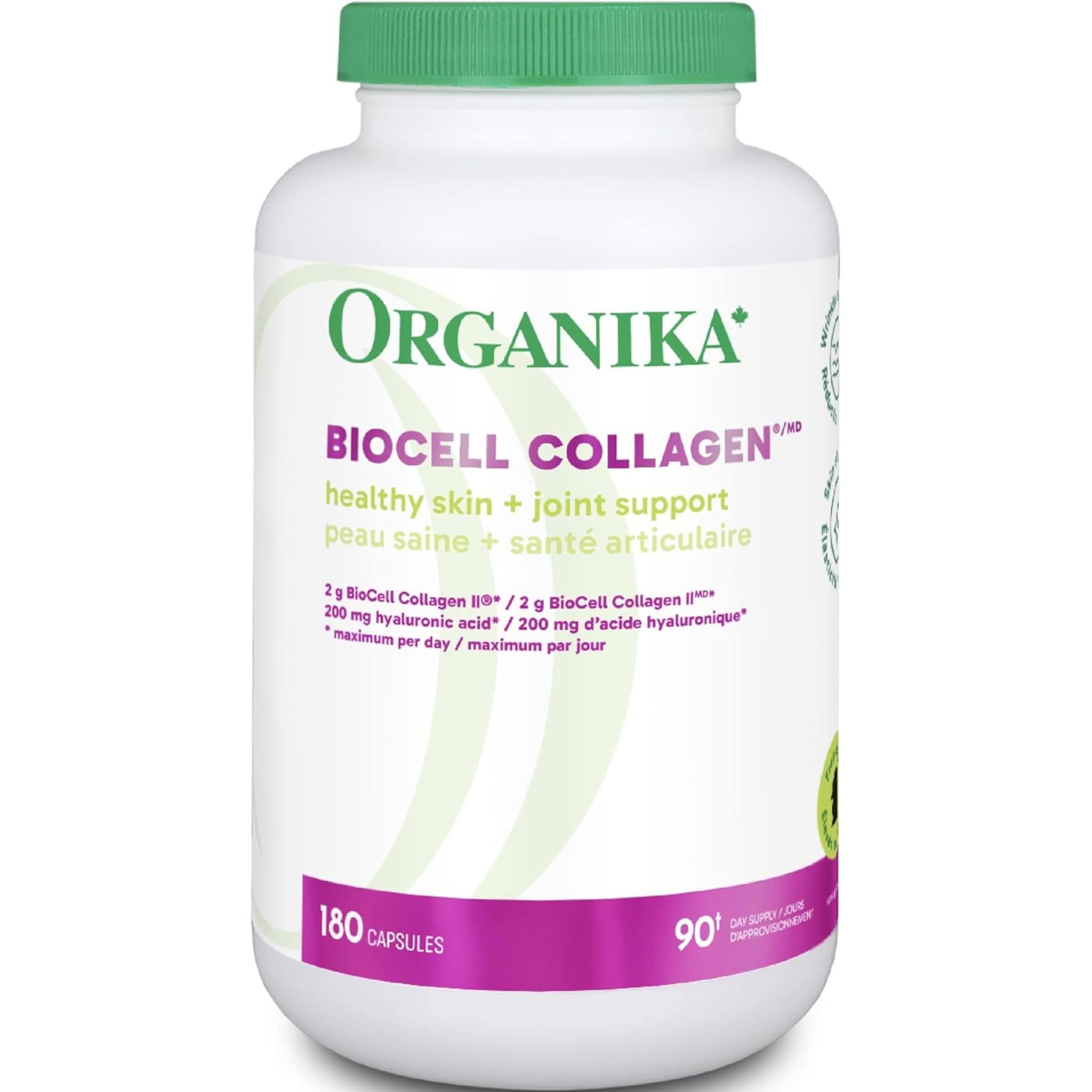Organika BioCell Collagen 500mg, HA-300 (Hyaluronic Acid)