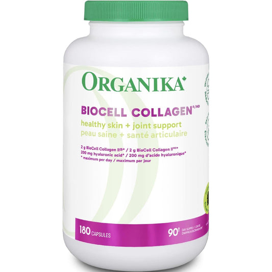 180 Capsules | Organika Biocell Collagen