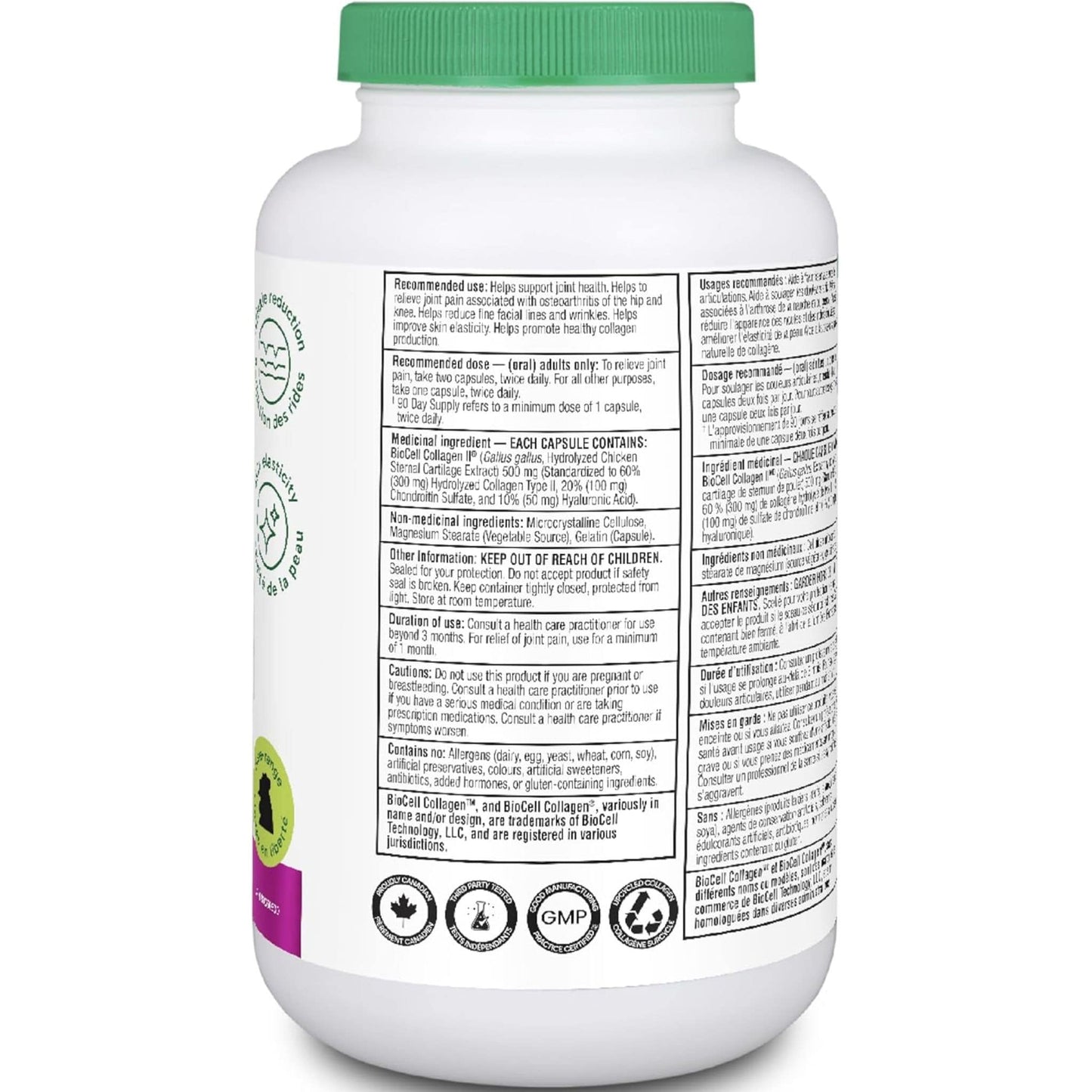 180 Capsules | Organika Biocell Collagen