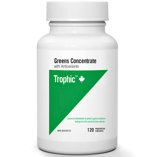 120 Capsules | Trophic Greens Concentrate with Antioxidants
