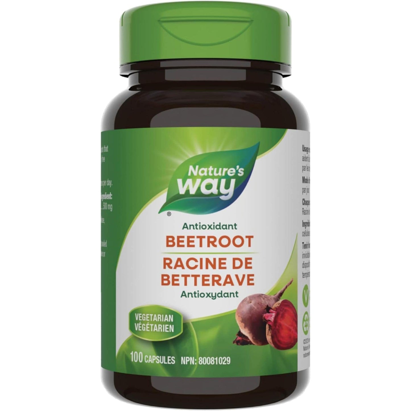 100 Vegetable Capsules | Nature's Way Beet Root