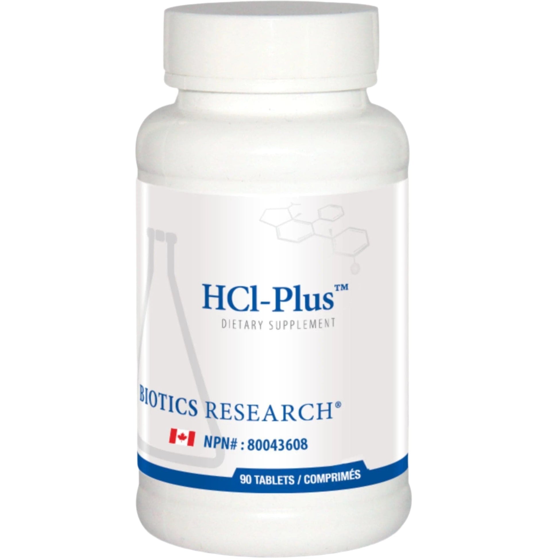 90 Tablets | Biotics Research HCL-Plus