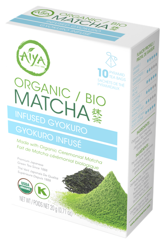 Aiya Organic Matcha Infused Gyokuro
