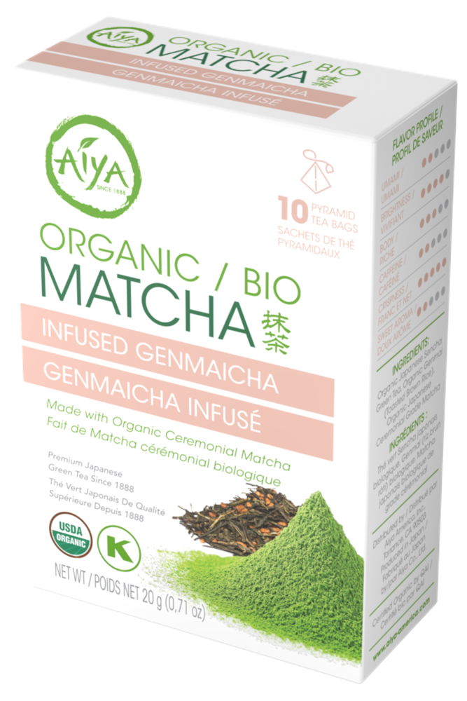 Aiya Organic Matcha Infused Genmaicha