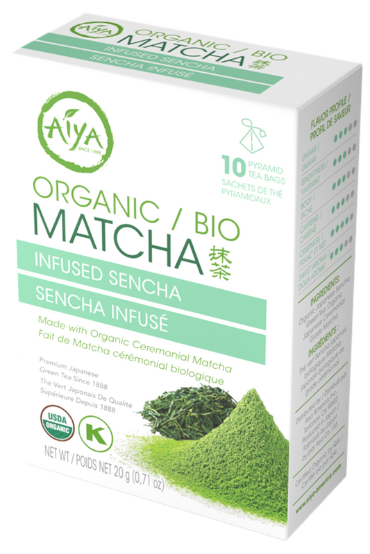 Aiya Organic Matcha Infused Sencha