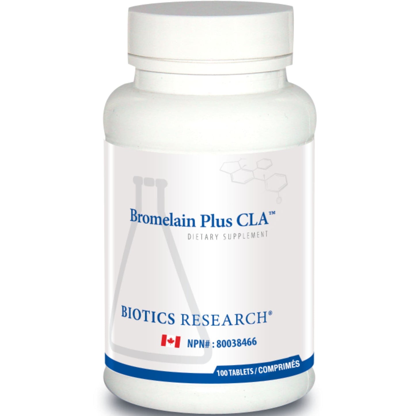 100 Tablets | Biotics Research Bromelain Plus CLA