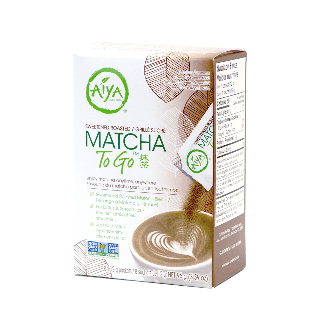 Aiya Sweetened Roasted Matcha To Go