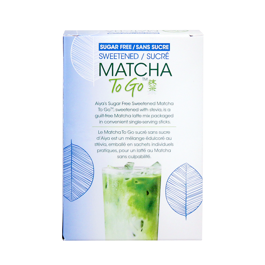 Aiya Sugar Free Sweetened Matcha To Go