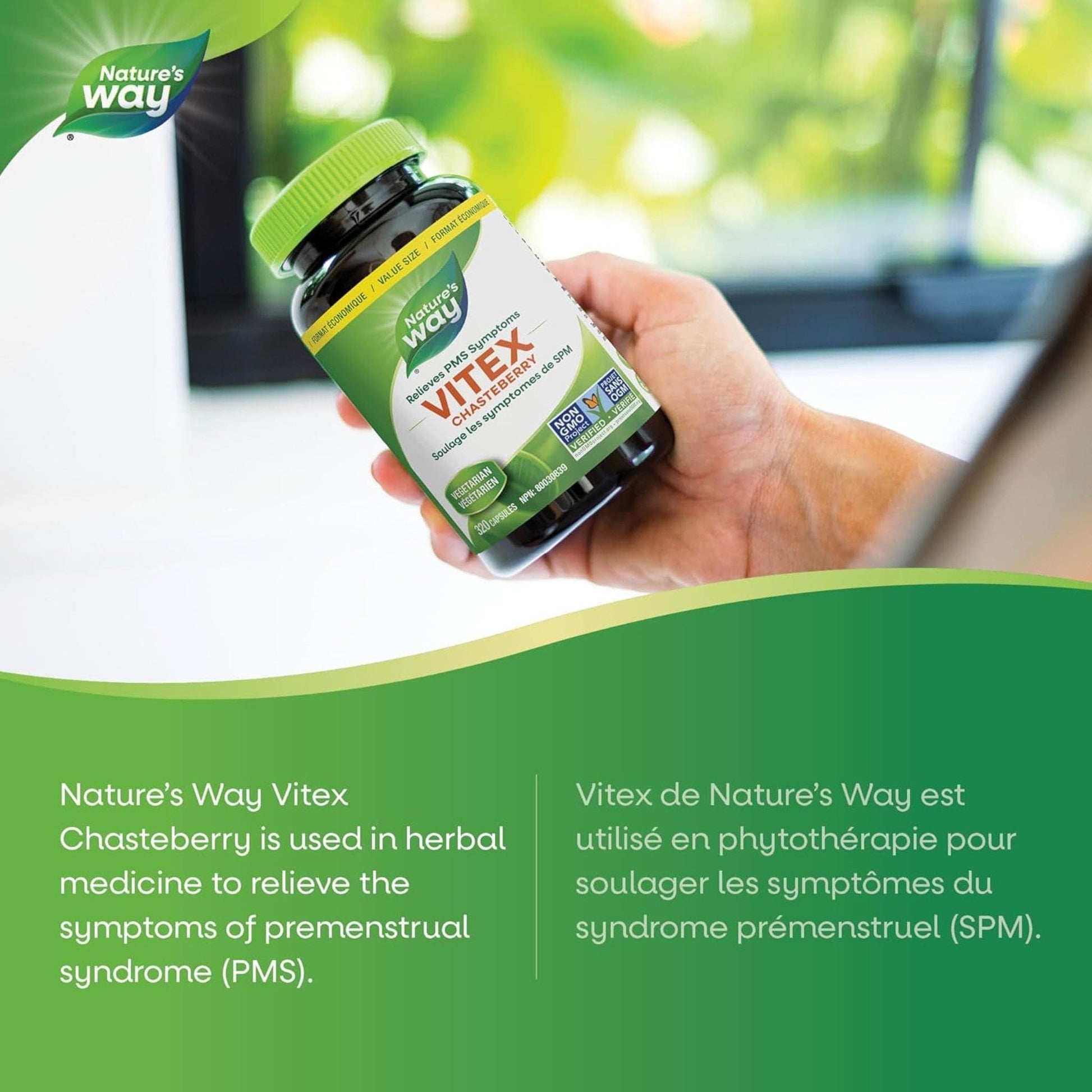 320 Capsules | Nature's Way Vitex Chasteberry