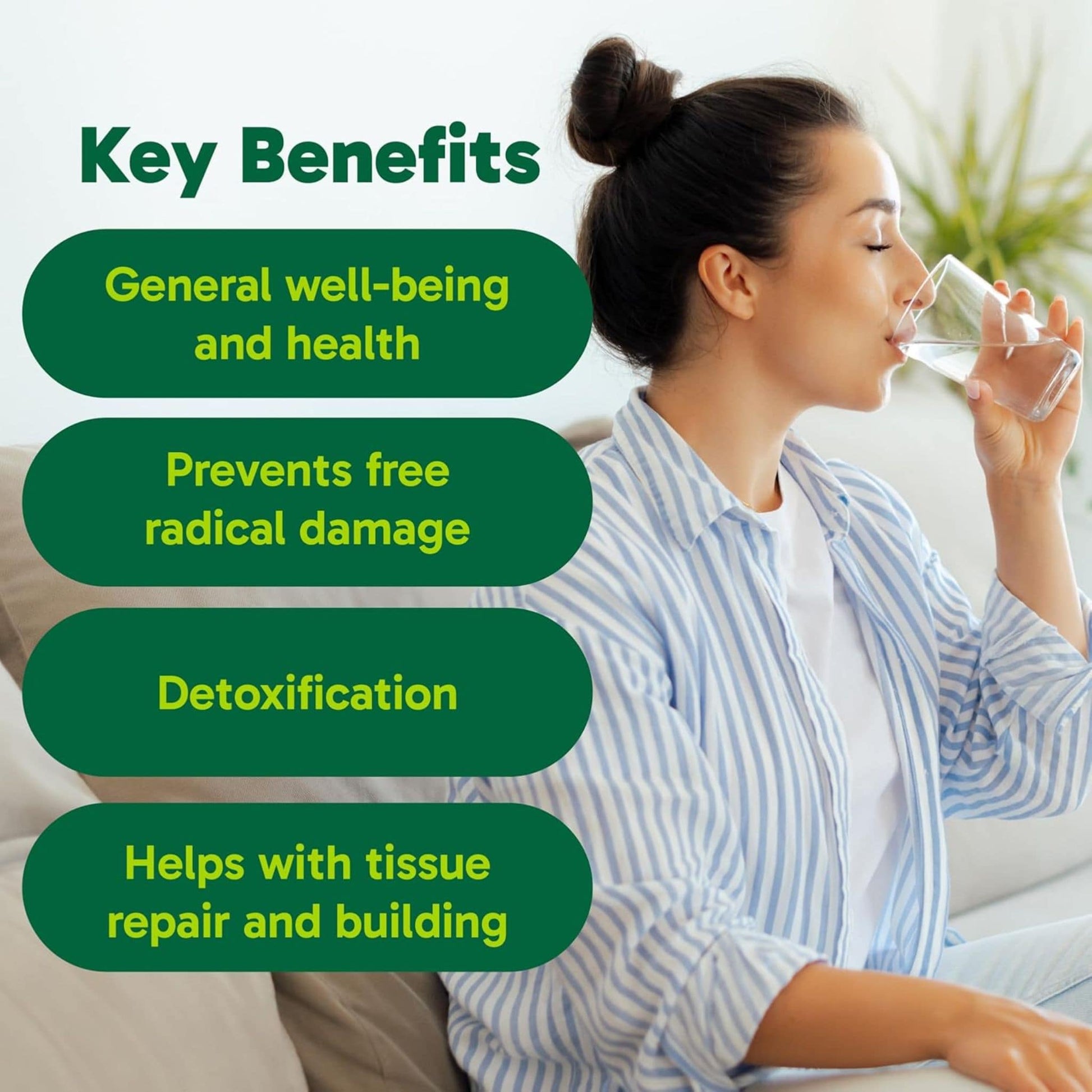 100 Capsules | Organika L-Glutathione