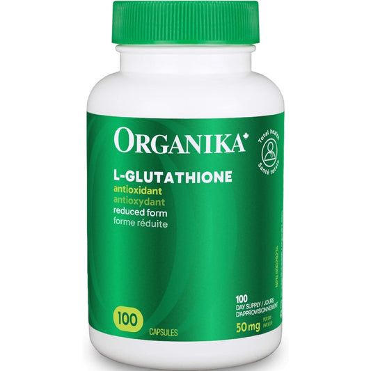 100 Capsules | Organika L-Glutathione