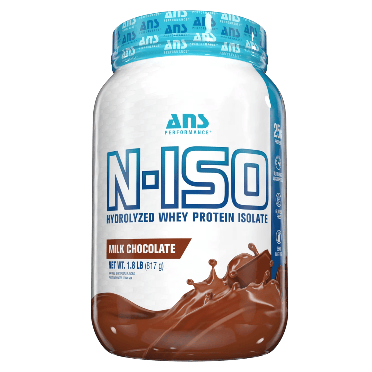 817g Milk Chocolate | ANS Performance N-ISO Whey Protein Isolate Powder