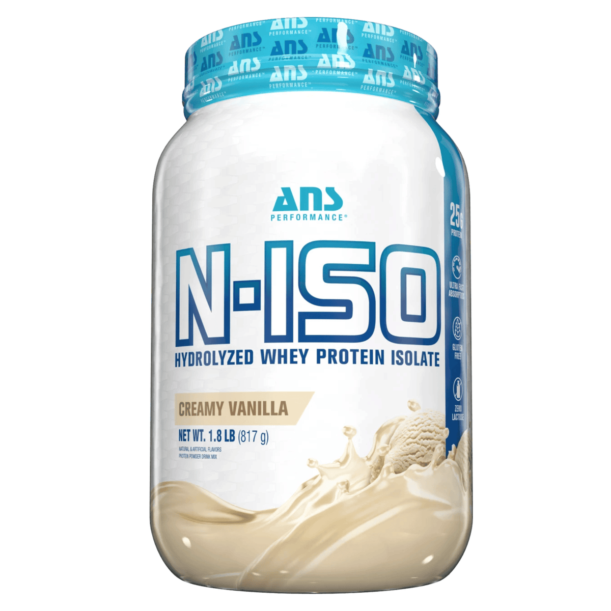 817g Creamy Vanilla | ANS Performance N-ISO Whey Protein Isolate Powder
