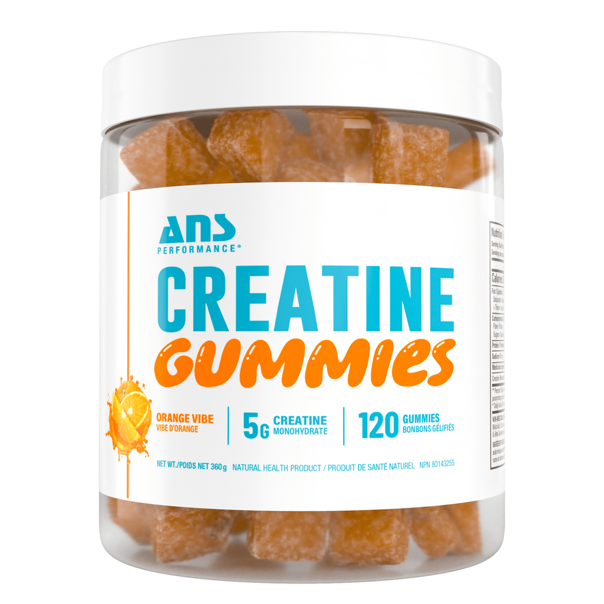 ANS Performance Creatine Gummies Orange Vibe