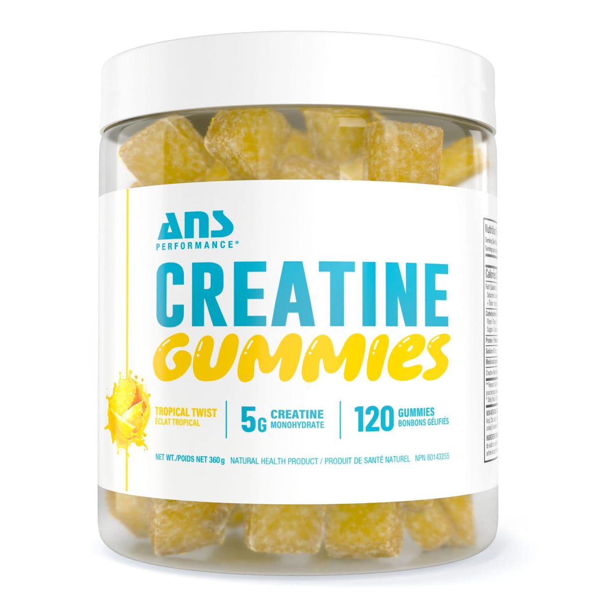 ANS Performance Creatine Gummies Tropical Twist