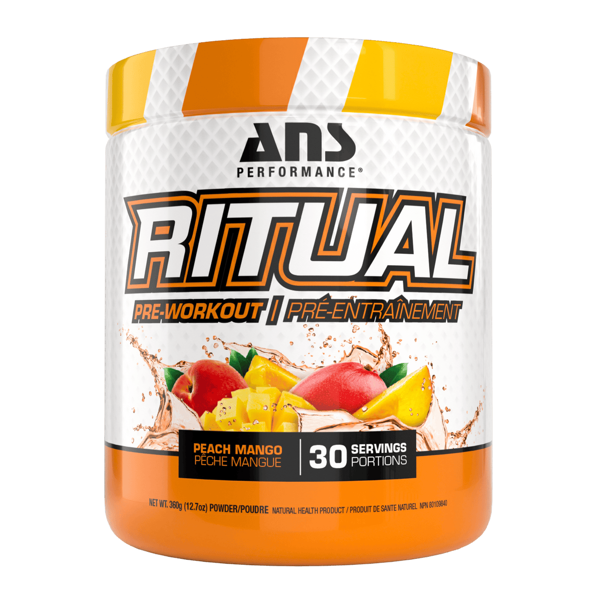 ANS Performance RITUAL Pre-Workout Peach Mango