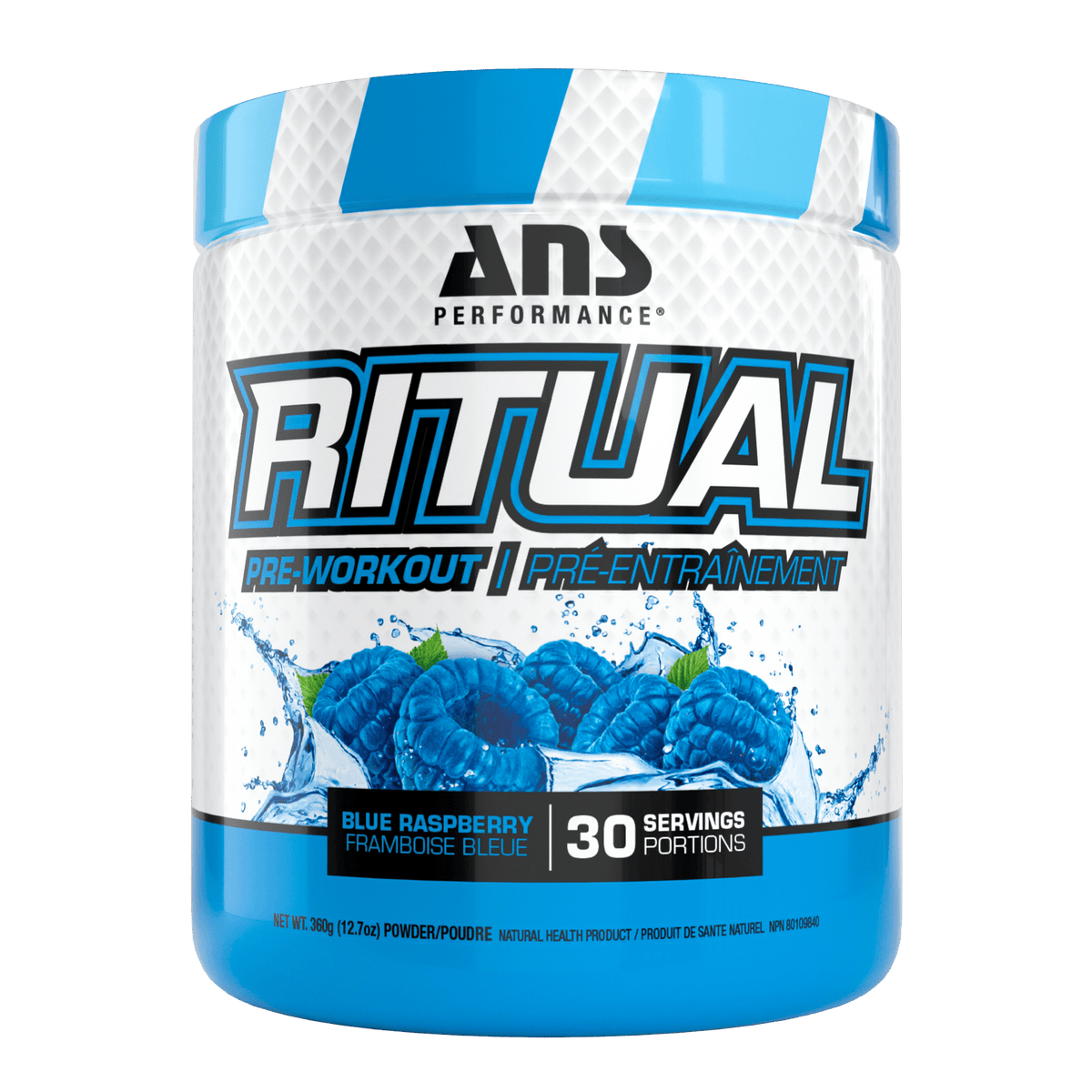 ANS Performance RITUAL Pre-Workout Blue Raspberry
