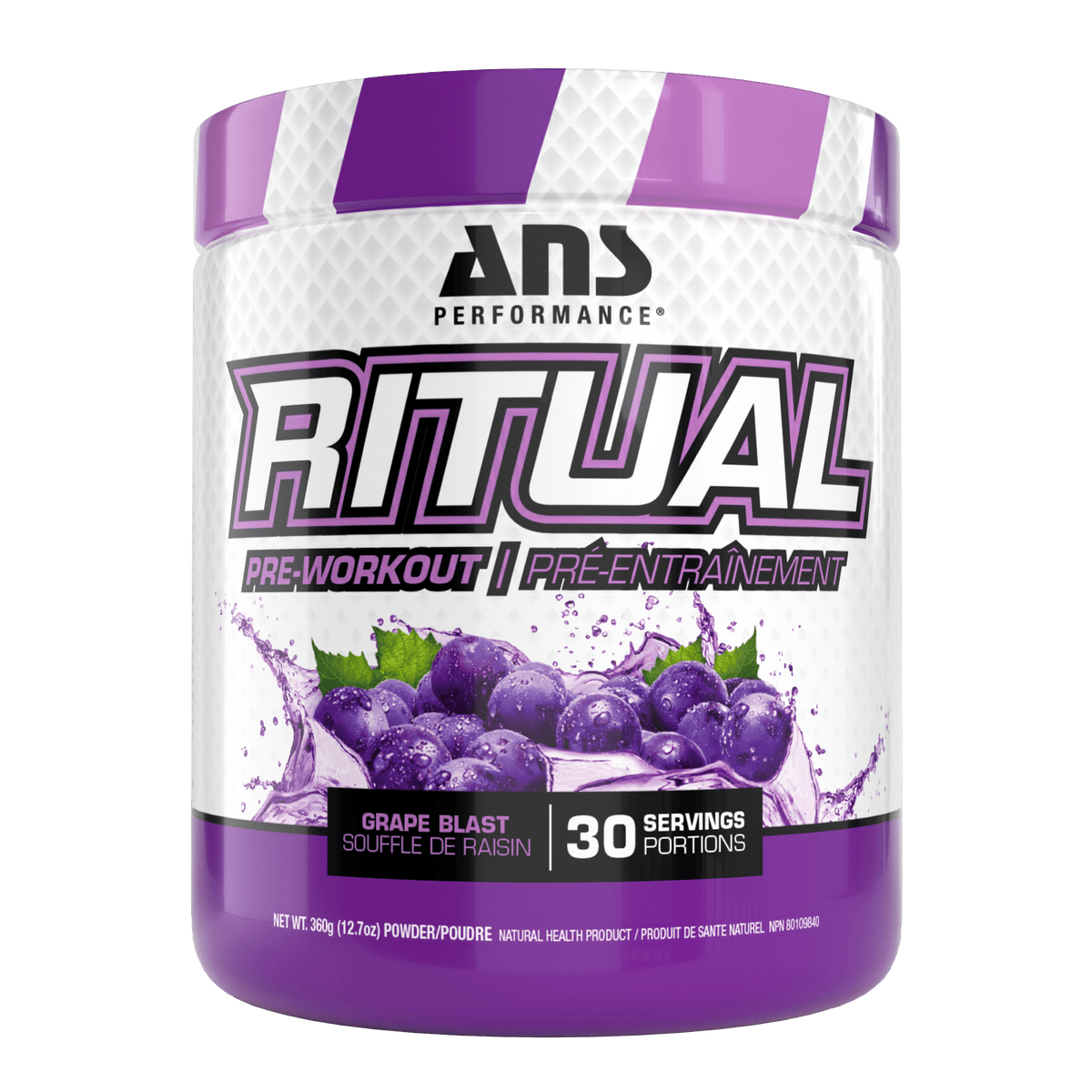 ANS Performance RITUAL Pre-Workout Grape Blast