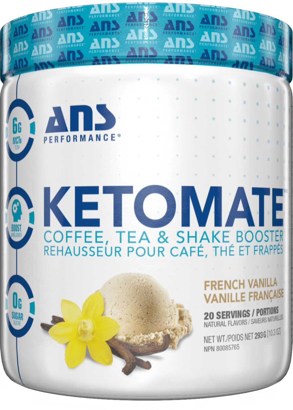 ANS Performance KETOMATE Creamer French Vanilla