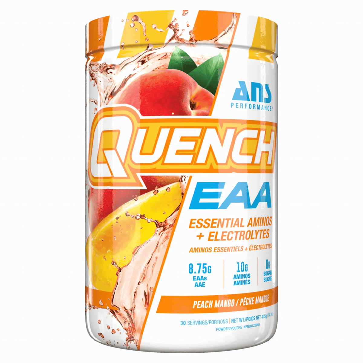 30 Servings Peach Mango | ANS Performance Quench EAA Powder