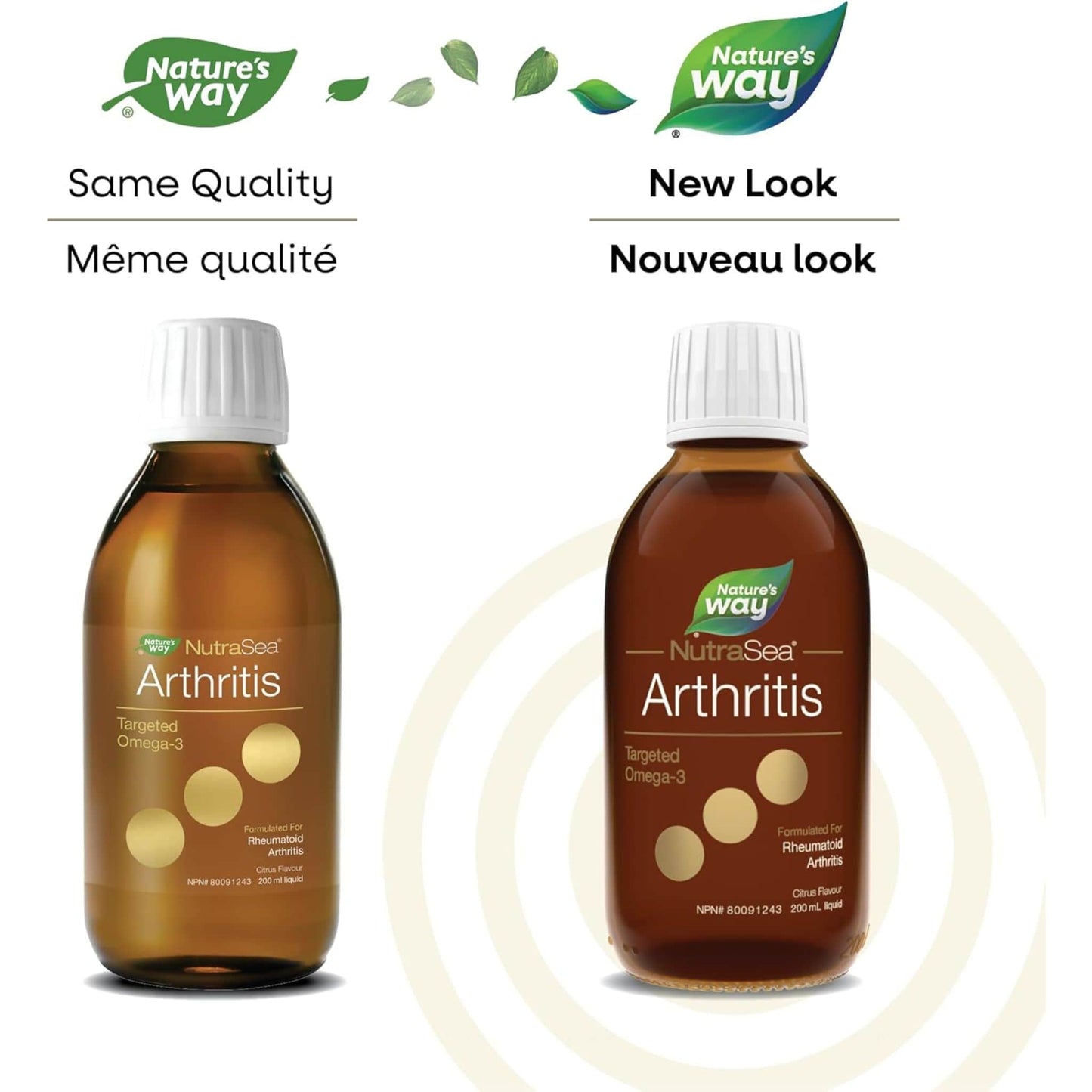 Citrus Flavour, 200 mL | Nature's Way NutraSea Arthritis Targeted Omega-3 Liquid