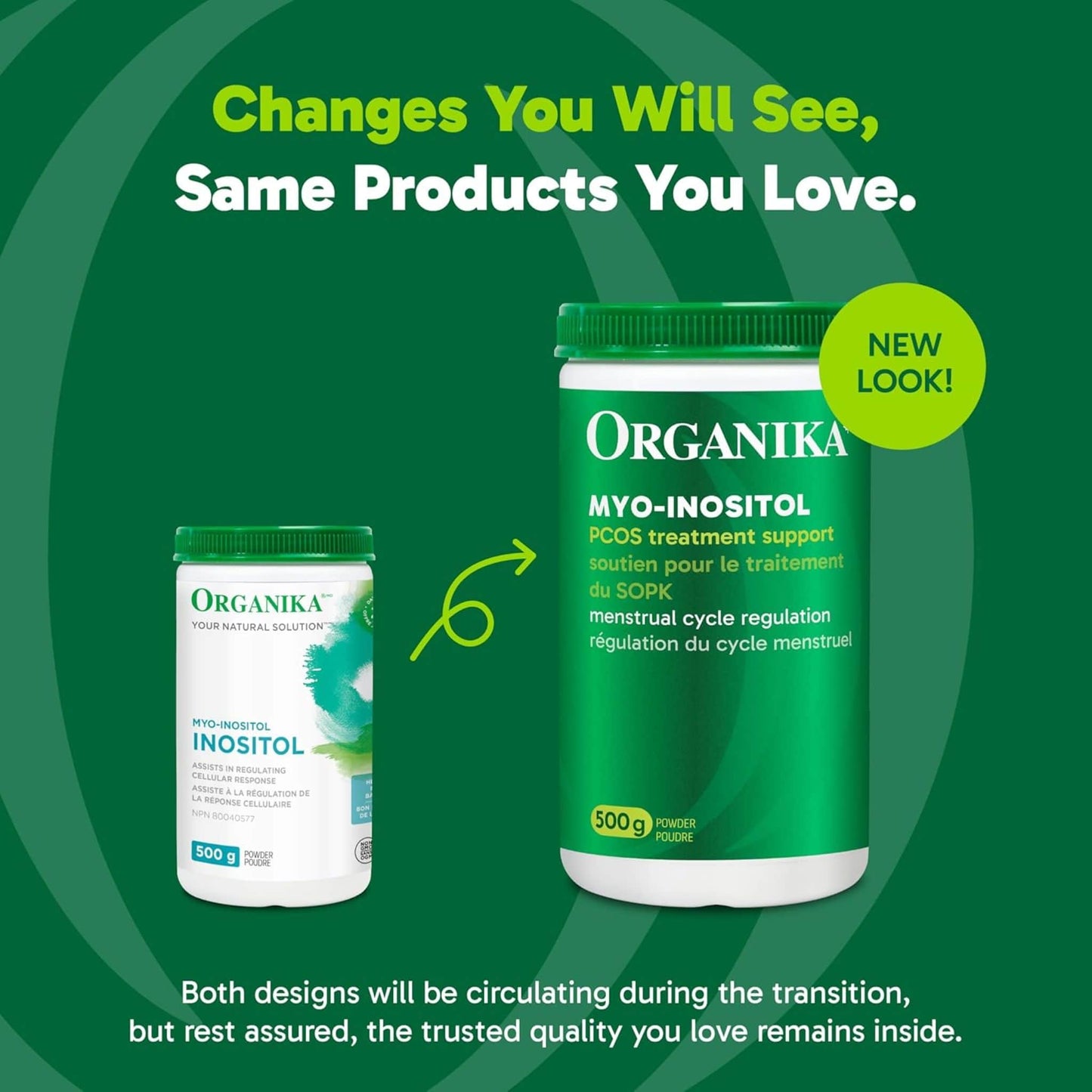 Unflavoured, 500g | Organika Myo-Inositol Powder