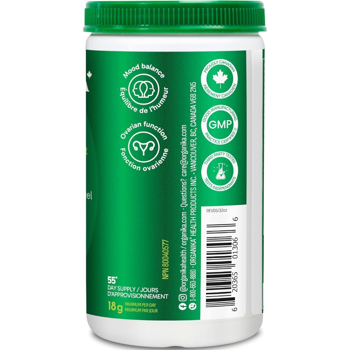 Unflavoured, 500g | Organika Myo-Inositol Powder