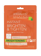 Andalou Naturals Instant Brighten & Tighten Sheet Mask 6 x 18ml