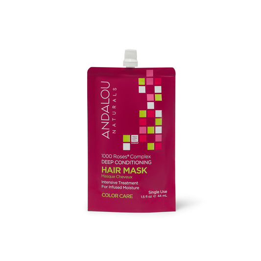 Andalou Naturals 1000 Roses Color Care Hair Mask 6 x 44ml
