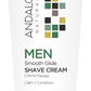 Andalou Naturals MEN Smooth Glide Shave Cream 178ml