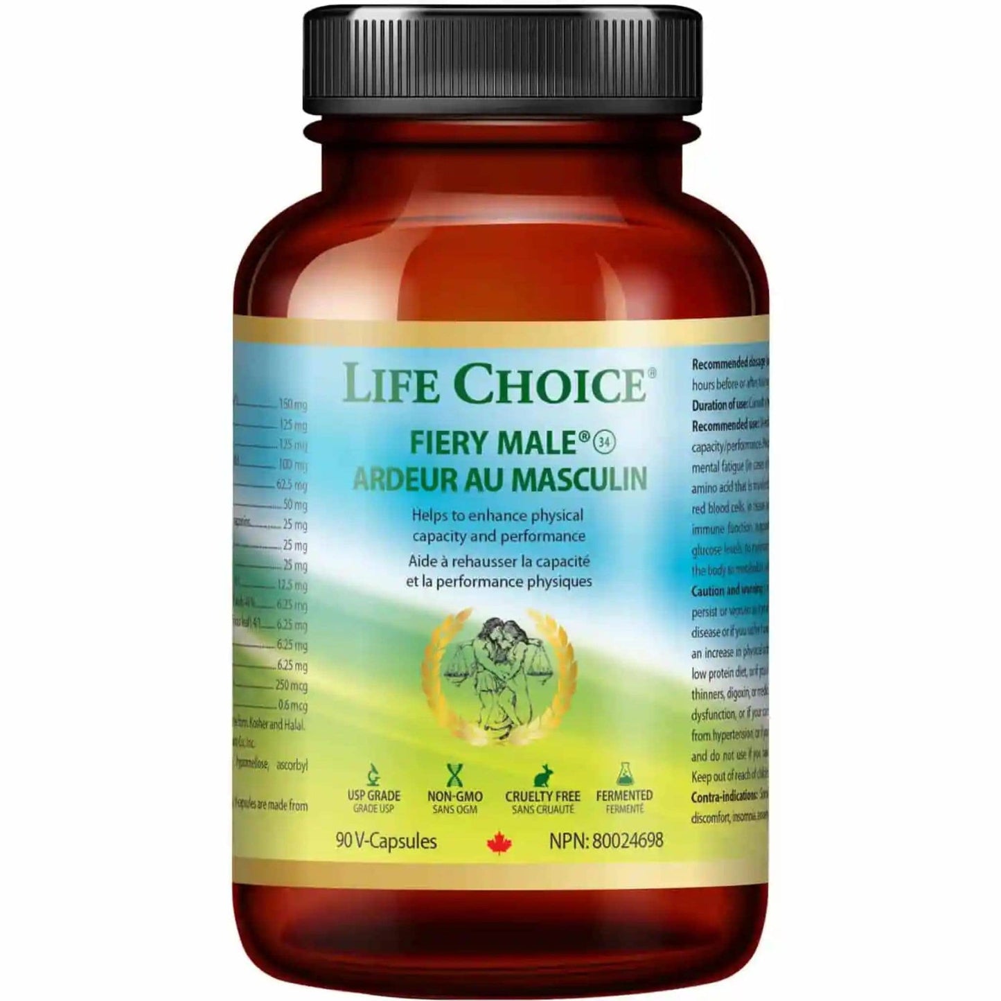 90 V-Capsules | Life Choice Fiery Male