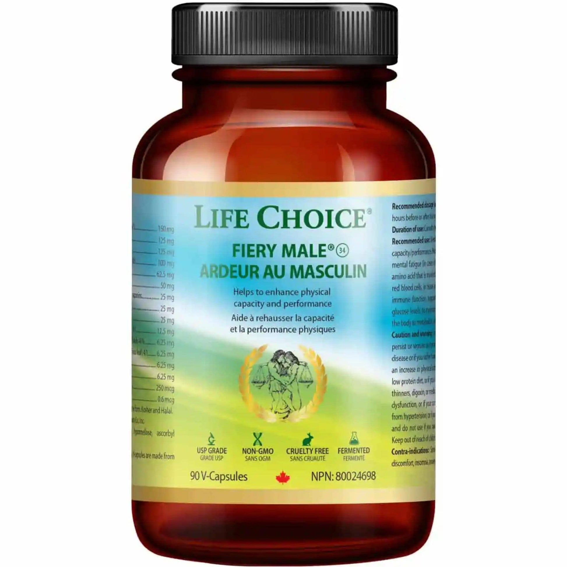 90 V-Capsules | Life Choice Fiery Male