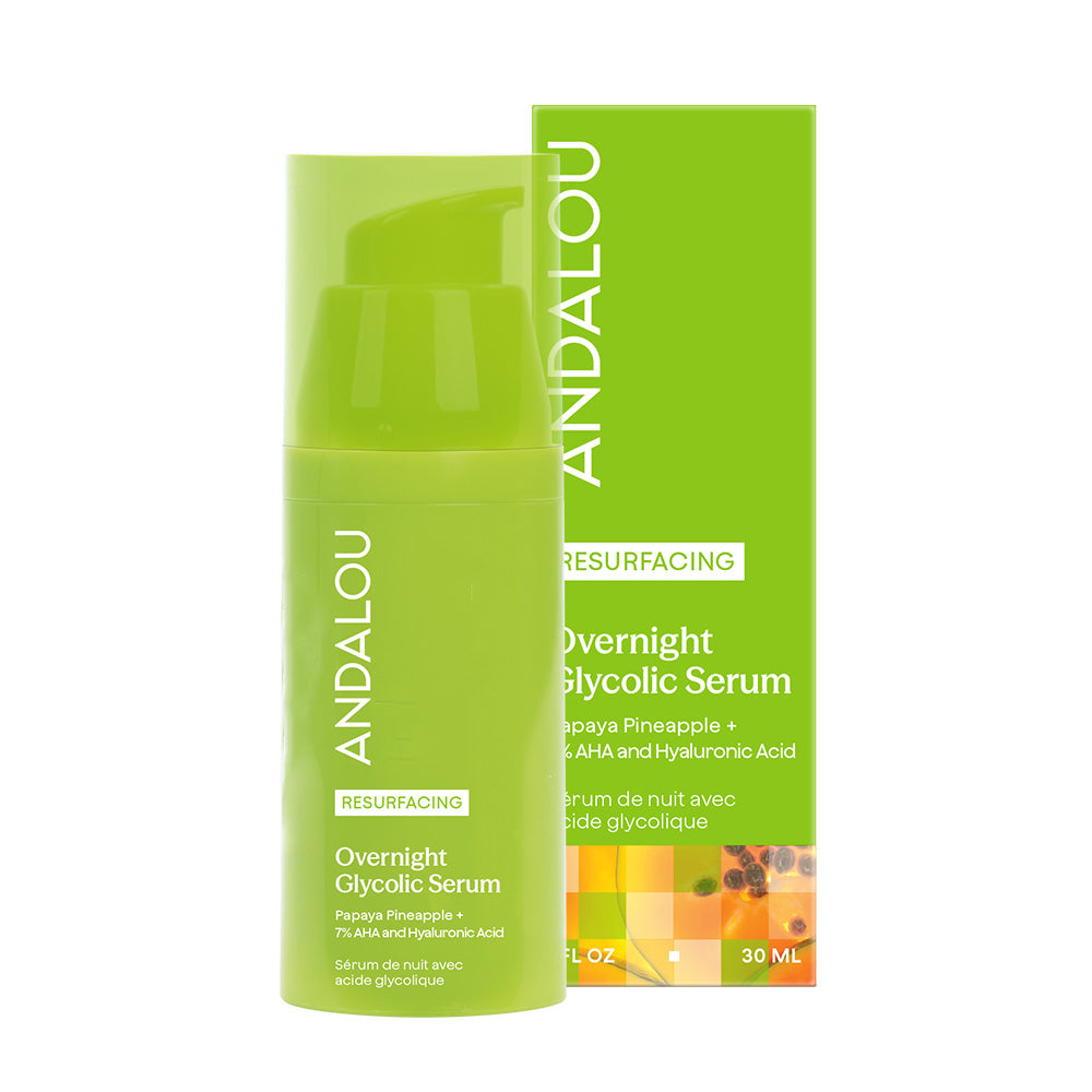 Andalou Naturals Resurfacing Overnight Glycolic Serum 30ml