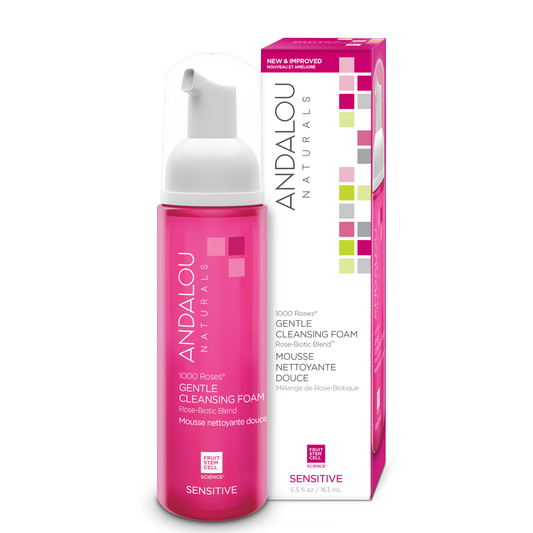 Andalou Naturals 1000 Roses Gentle Cleansing Foam