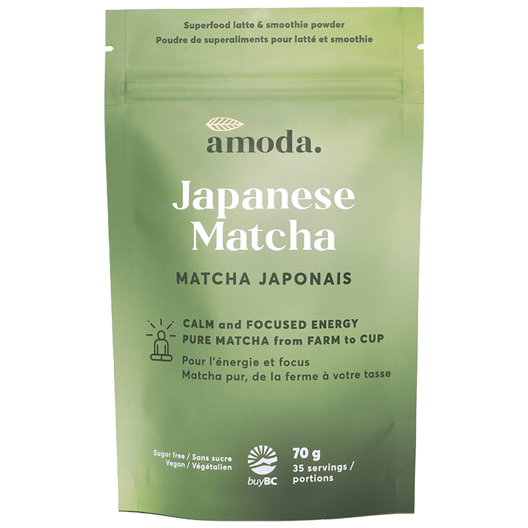 Amoda Japanese Matcha 70g package