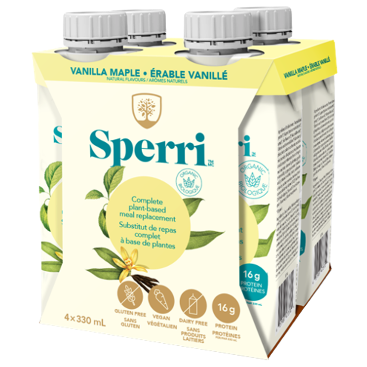 Sperri Plant-Based Meal Replacement Vanilla Maple 330ml