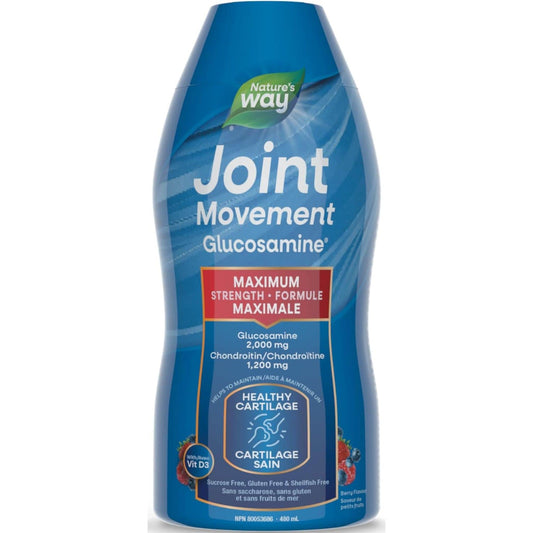 Berry Flavour, 480mL | Nature's Way Joint Movement Glucosamine, Maximum Strength