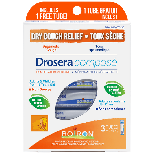 3 Tubes | Boiron Drosera Compose Blister Pack