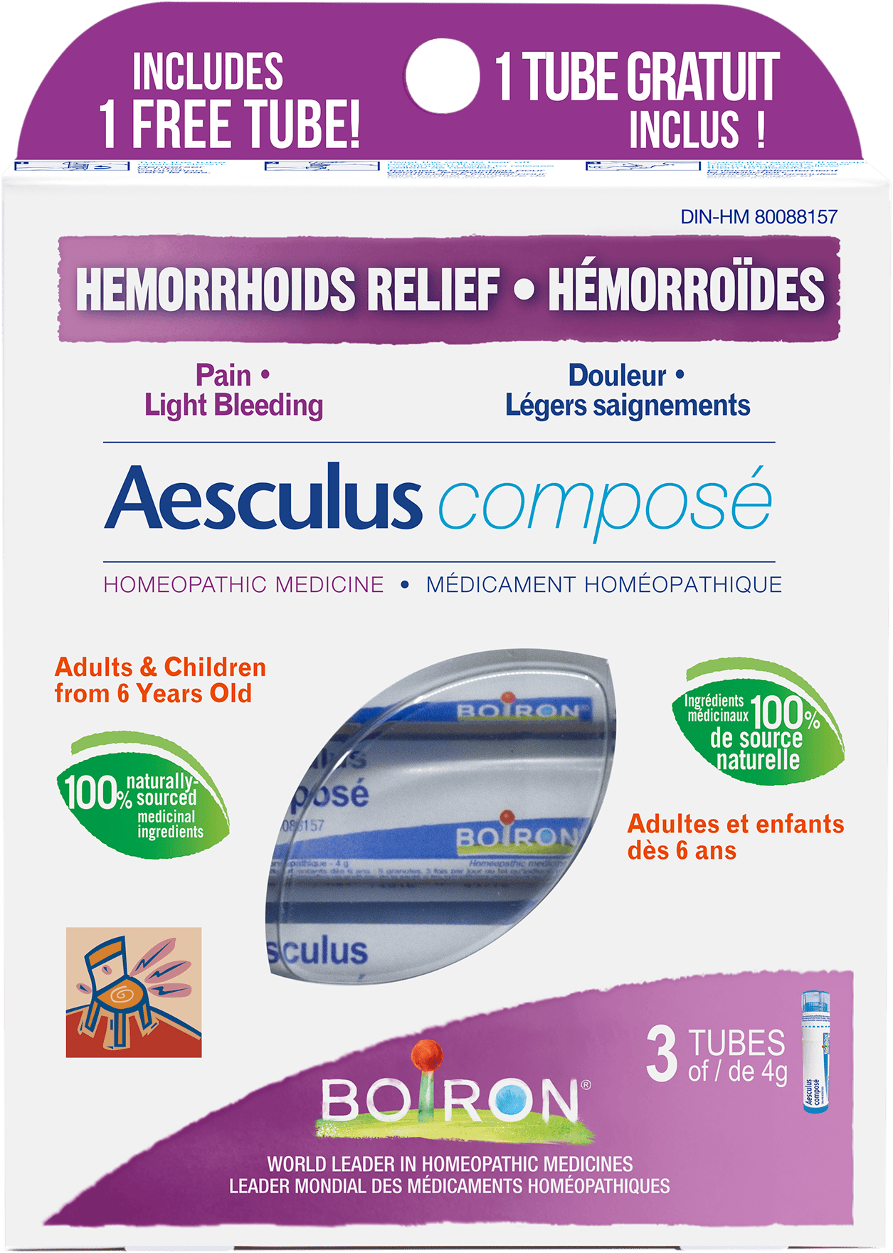 Boiron Aesculus Compose Blister Pack