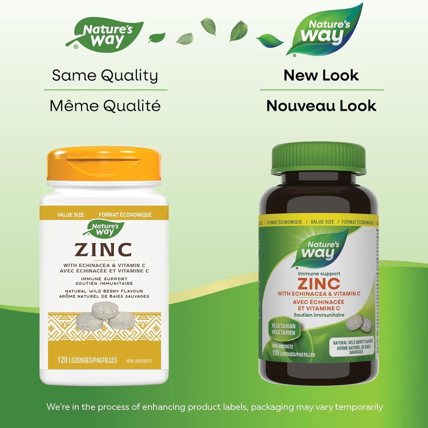 120 Lozenges | Nature's Way Zinc with Echinacea and Vitamin C