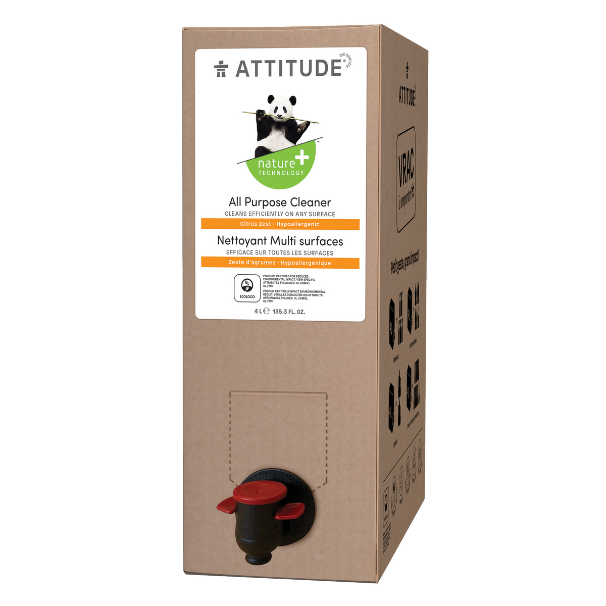 Attitude All-Purpose Cleaner Citrus Zest 4L