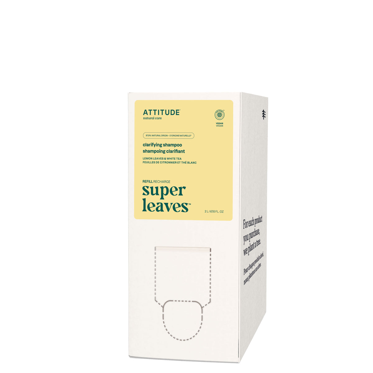 Attitude Super Leaves Clarifying Shampoo 2L